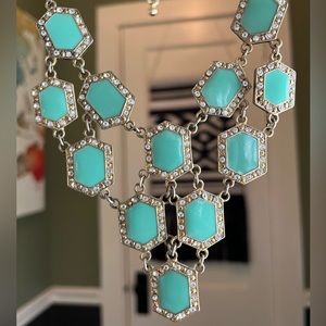 Turquoise statement necklace